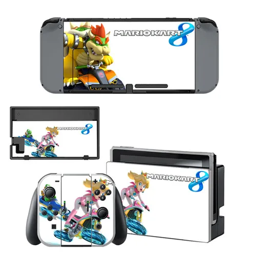 YSNS0401 Mario Kart 8 nintendo switch Skin Nintend Switch Vinilo наклейка для nintendo Switch NS консоль Joy-con контроллер - Цвет: YSNS0401