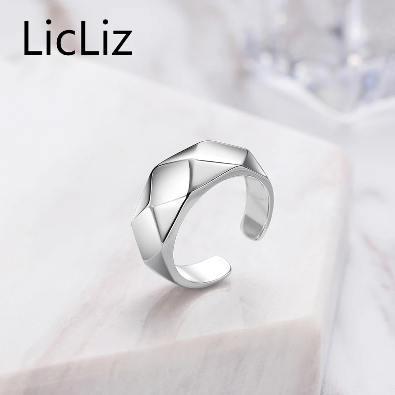 Женские регулируемые Открытые Кольца LicLiz Винтажные Ювелирные изделия из