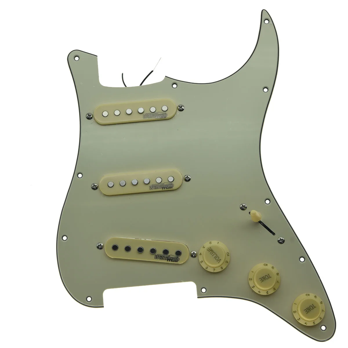Допро нагруженный гитарный пикастр с предпроводным пикапом Wilkinson ST Pickguard