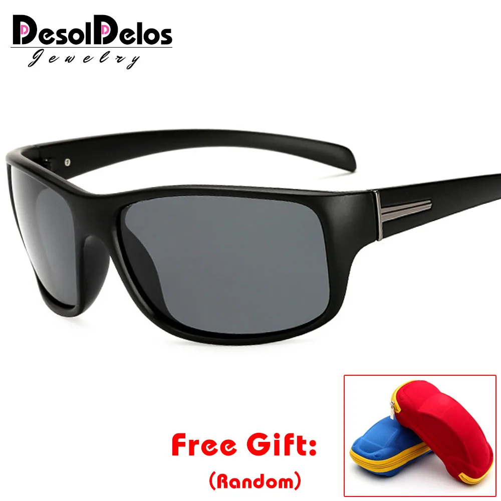 

New Driving Sunglasses Men Polarized Night Vision Goggles Sun Glasses Vintage Sports Glasses Male Reduce Glare UV400 with box