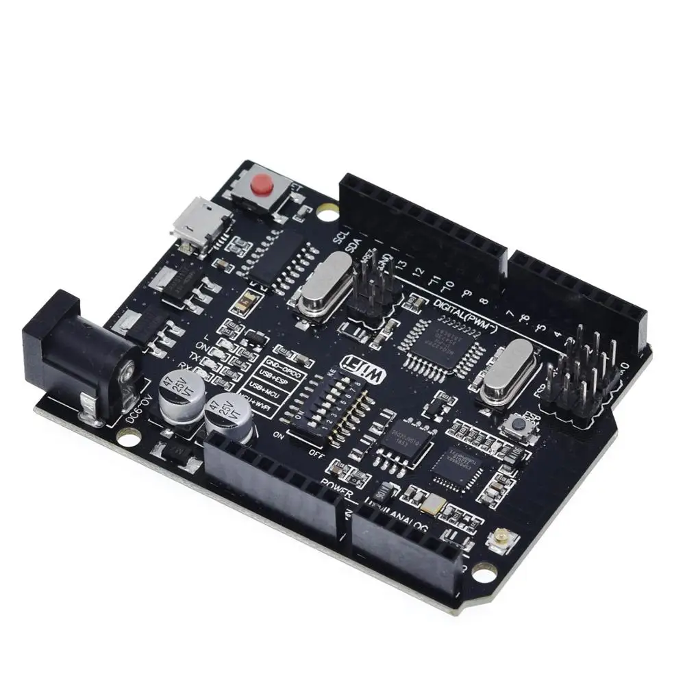 ShengYang UNO+ WiFi R3 ATmega328P+ ESP8266(32 Мб памяти) USB-TTL CH340G для Arduino Uno, NodeMCU, WeMos ESP8266 новое поступление