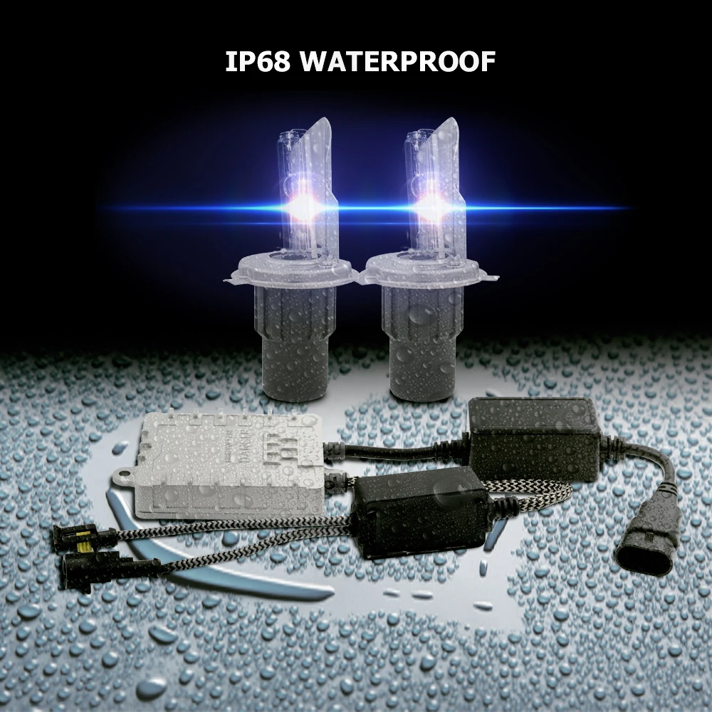 CNSUNNYLIGHT AC 12 В 55 Вт CANBUS ксеноновые HID H7 H4 H11 фары без ошибок 3000 К 4300 К 6000 к 8000 к H1 9005 9006 880 H3 Противотуманные автомобильные лампы