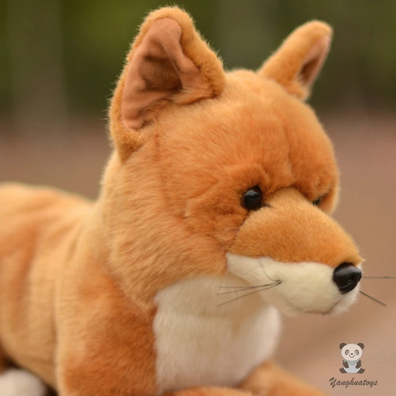 Милая мягкая игрушка с животными подарок для девочек кукла firefox Реалистичная