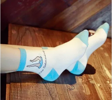 10 Пар/лот Новый женский носки творческие иллюстрации серии женской моды ретро