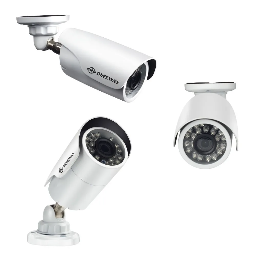 Defeway 4 канальный HD 1080P видео безопасности Системы DVR рекордер с камеры 2000TVL для дома