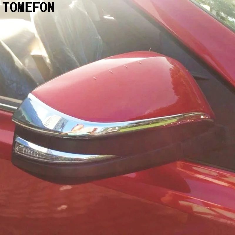 TOMEFON ABS хром для Toyota Highlander Kluger XU50 2014 2015 Боковая дверь зеркало заднего вида крышка