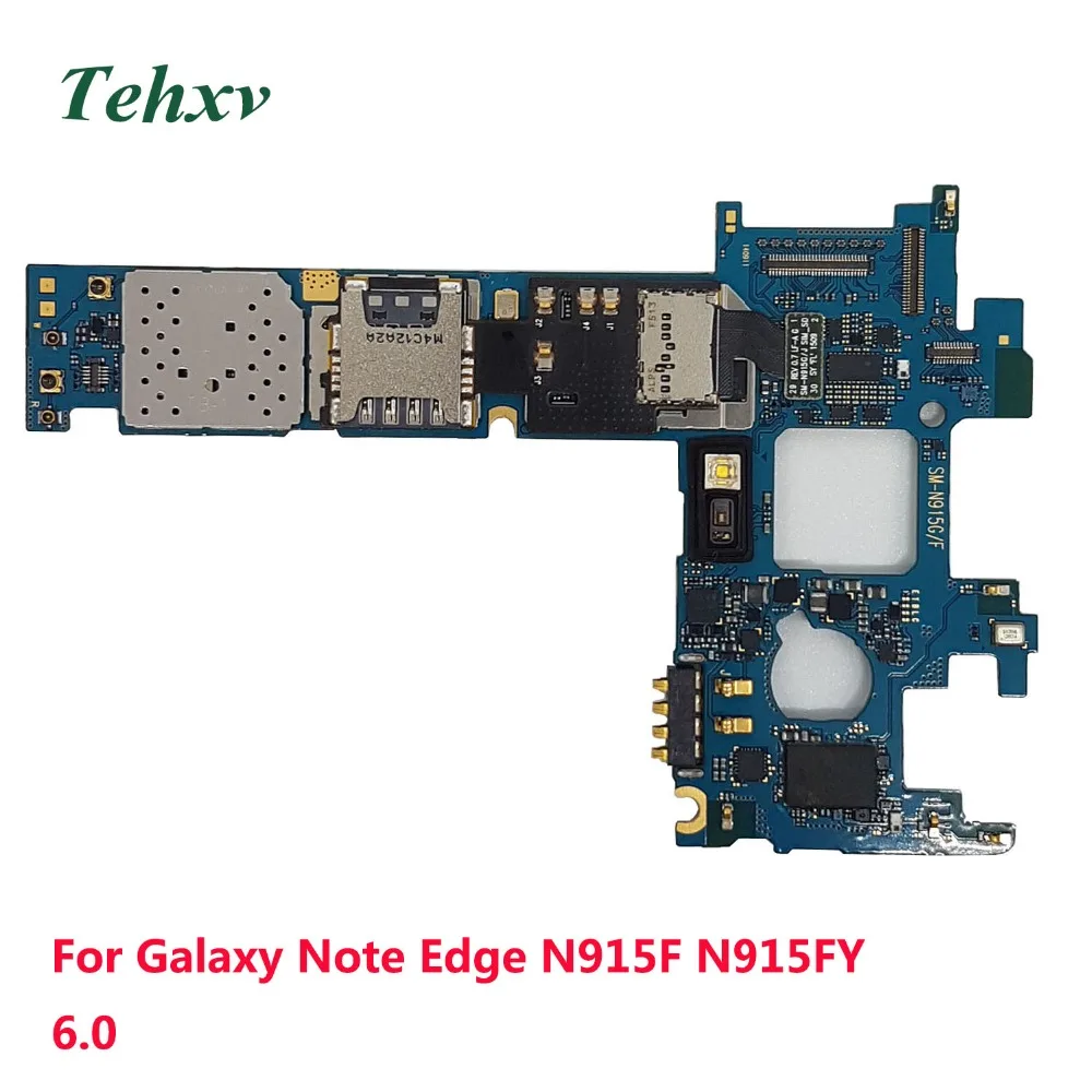 Tehxv оригинальная разблокированная Замена для samsung Galaxy Note Edge N915F N915A N915T N915G материнская плата 32 Гб