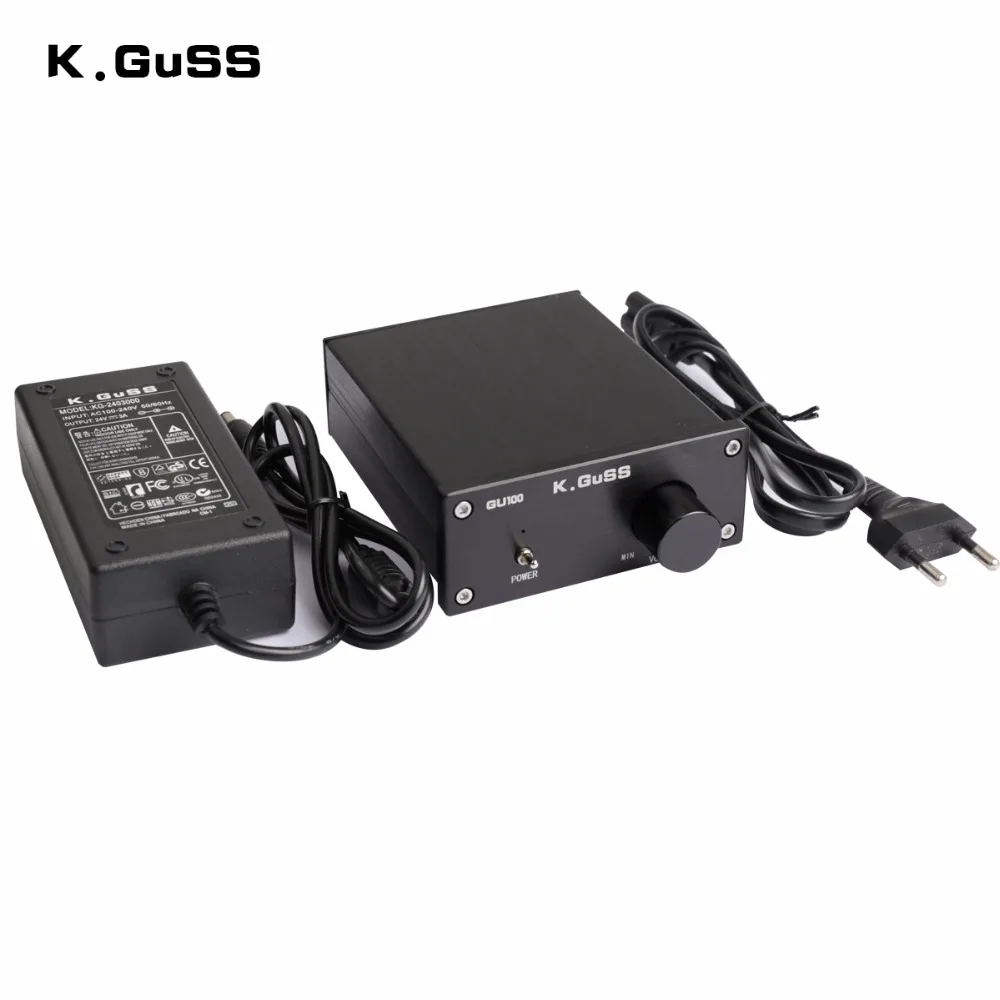 K. GUSS GU100 мини HiFi Класс D аудио цифровой усилитель мощности tpa3116d2 TPA3116 расширенный