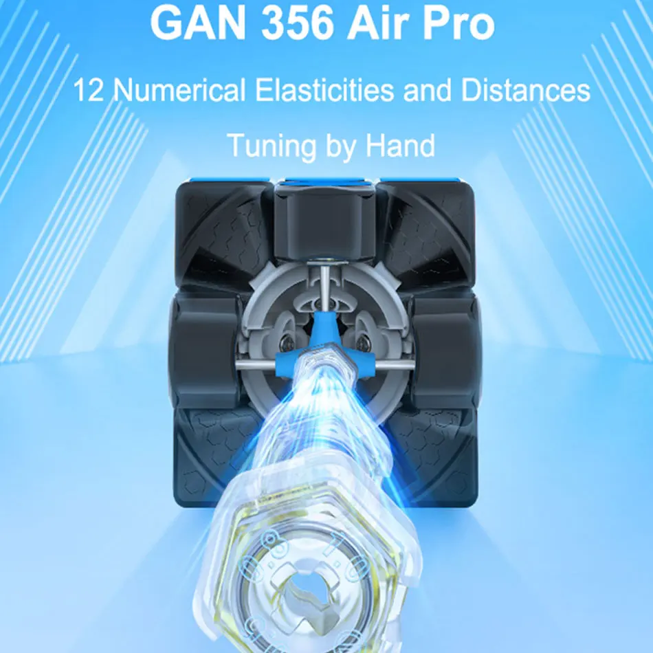 GAN 356 Air Pro 3x3x3 Магическая скорость кубик Гань с числовым IPG Профессиональный gan356 air
