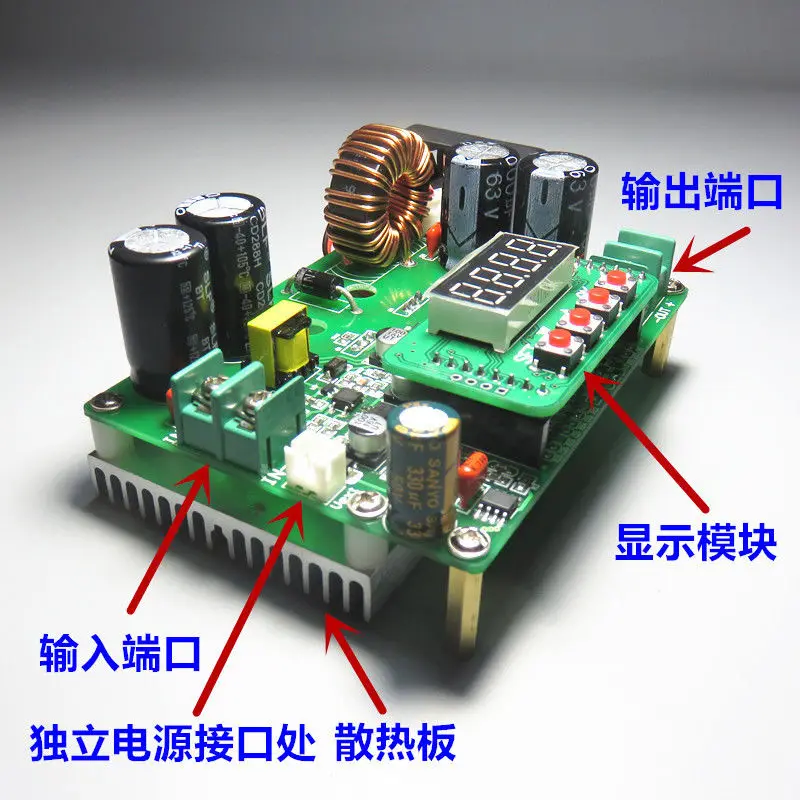 720W Power Supply Module DC 10V~75V to 0~60V 12A Buck Converter/Voltage regulator CNC Control 12V 24V 36V 48V Adapter | Электронные