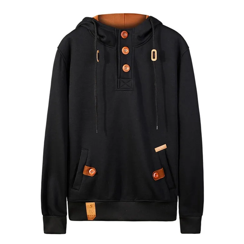 2015 New Design Causal Mens Hoodies Male Fashion Sportswear Outerwear Man Outdoor Sports Tracksuit Sweatshirt Size M to 3XL | Мужская