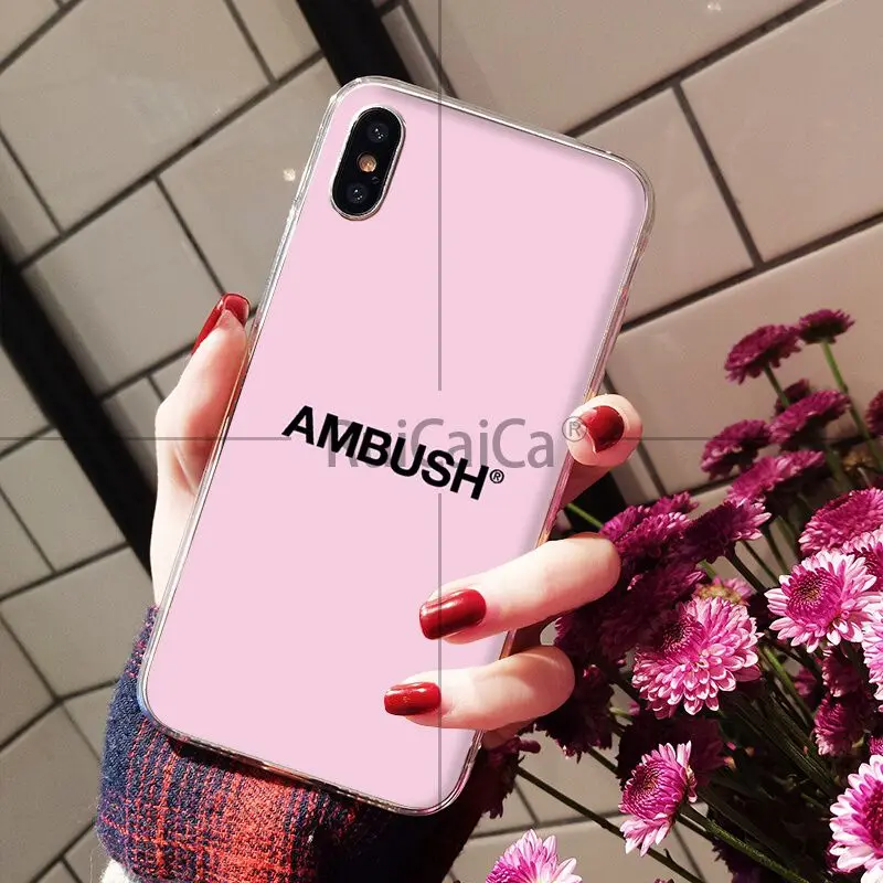 Ruicaica засада Простой Новый чехол для телефона Fundas iPhone X XS MAX 6 6S 7 7plus 8 8Plus 5 5S