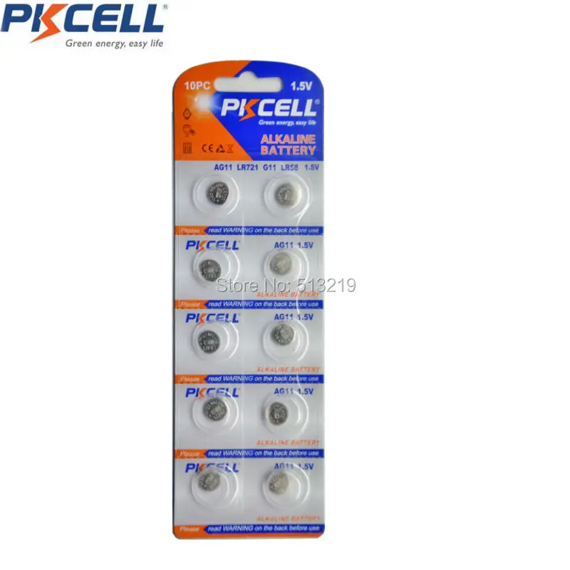 20 X G11 кнопочные батареи AG11 LR721 LR58 162 62A 362 SR721W 1 5 V щелочные эквивалент | Электроника