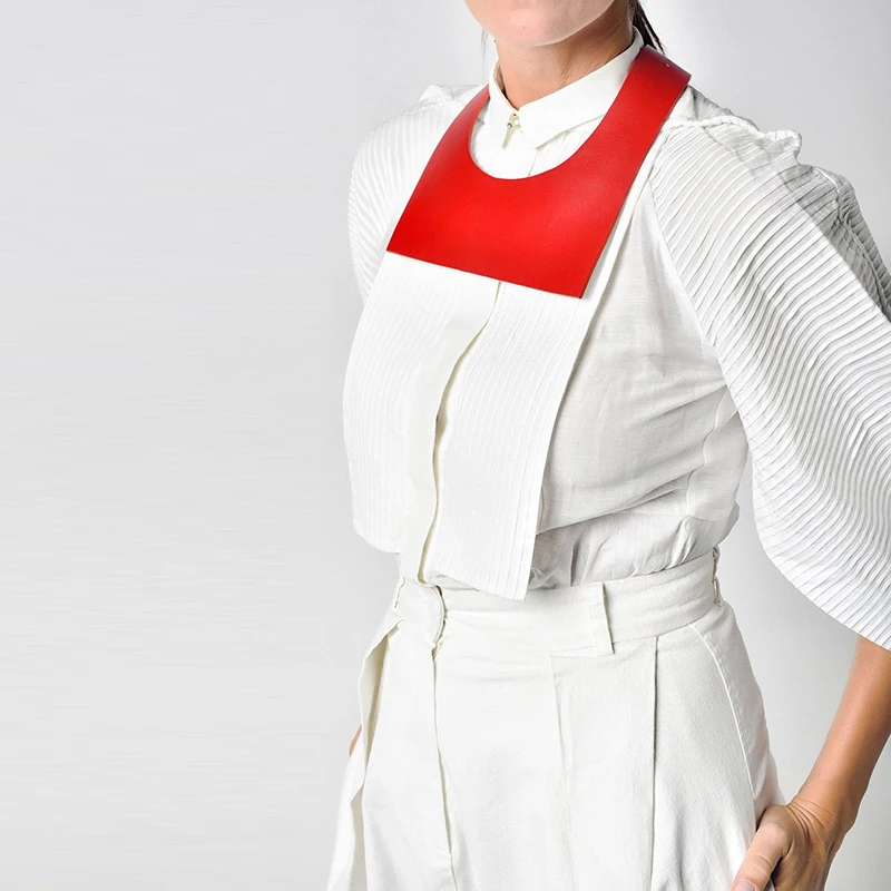 YD &amp YDBZ Новое модное колье с геометрическим воротником женское кожаное ожерелье