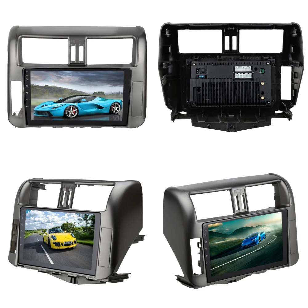 Sinosmart Автомобильный GPS навигатор радио для Toyota Prado 2004 2013 2din 2.5D IPS/QLED экран 8 ядер DSP