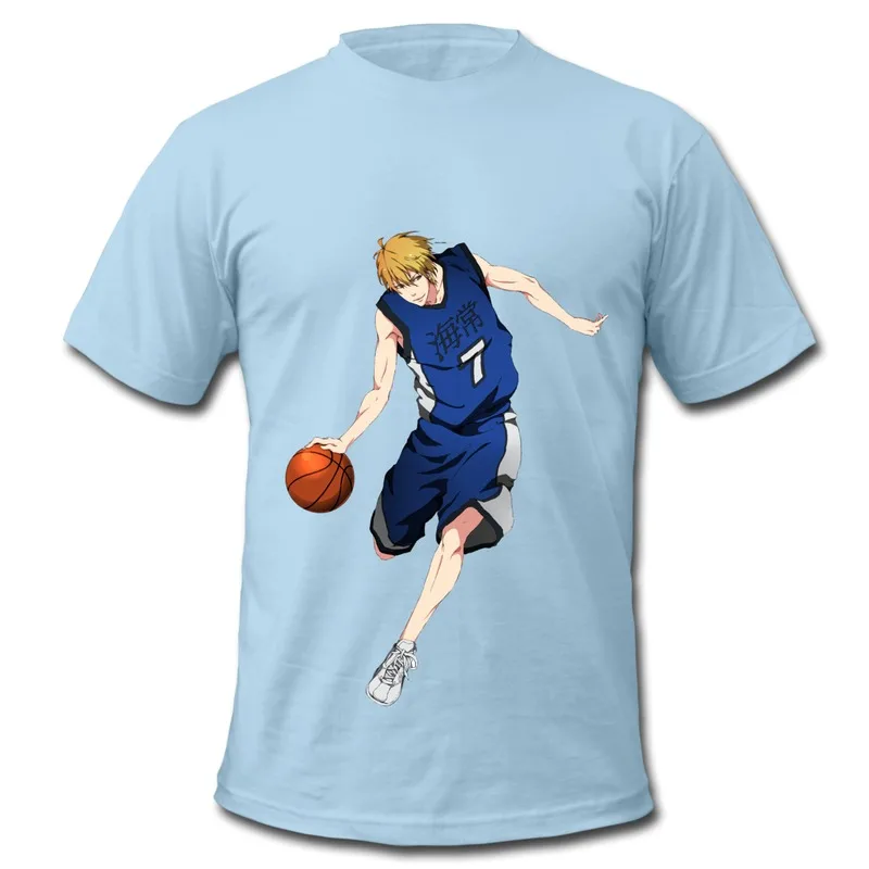 2014 Casual Custom Sleeve T-Shirt Printed Ryota Kise Of The Anime Kuroko No Basuke | Мужская одежда