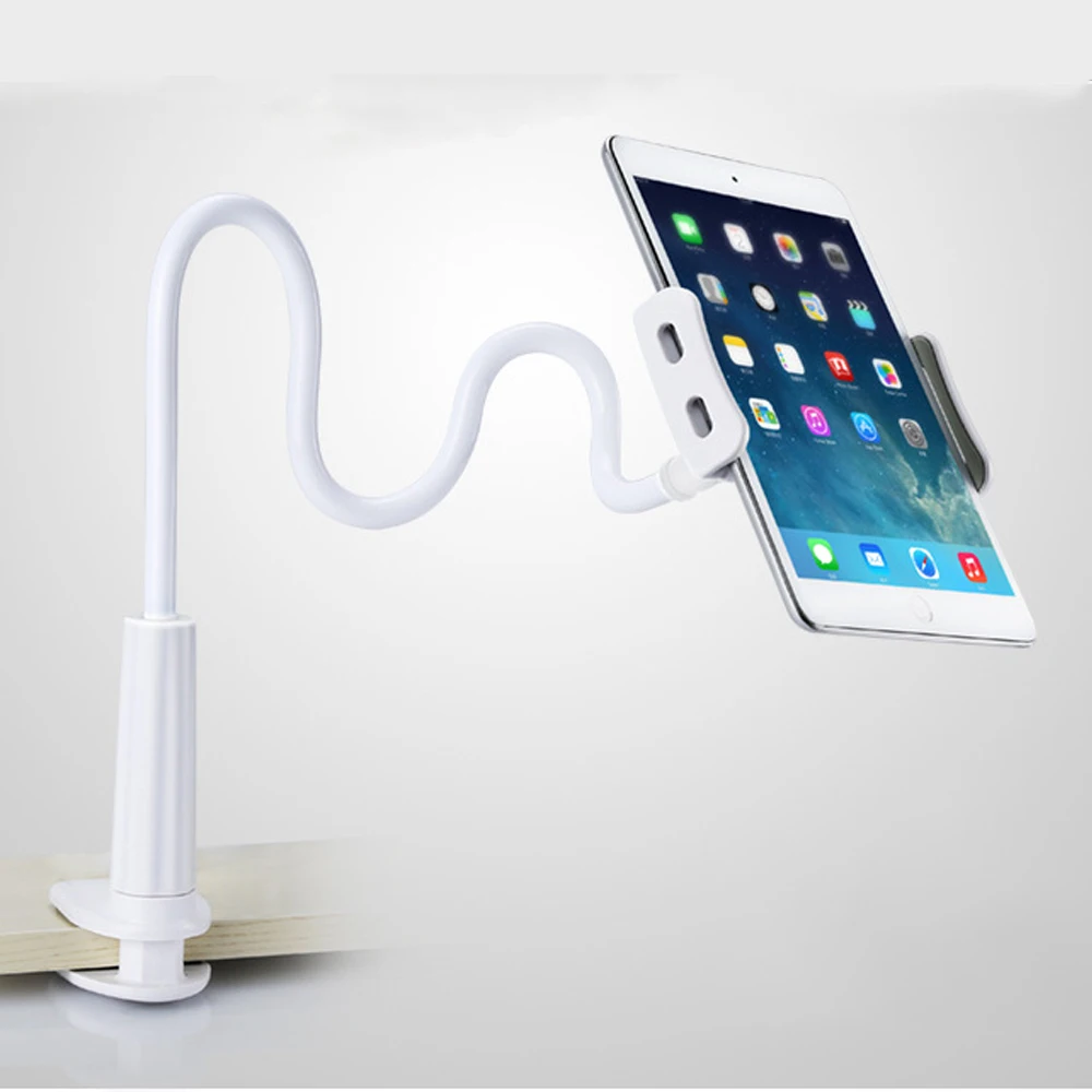 White 80 cm Xnyocn держатель для телефона Универсальный вращающийся на 360 градусов Гибкий Длинный держатель ленивый держатель зажим кровать планшет автомобильный держатель для селфи для ipad - Цвет: White 80 cm