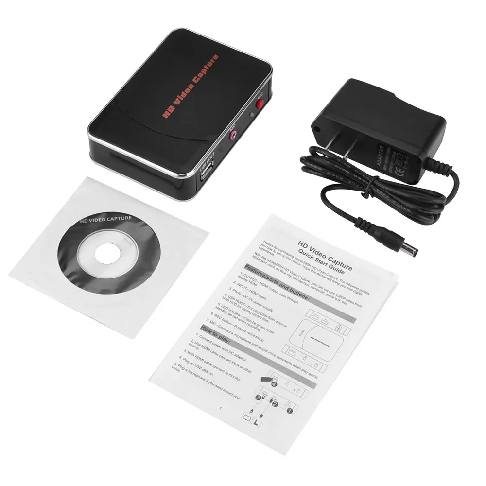 Карта видеозахвата Ezcap280HB HD преобразует HDMI в + Mic или USB флэш диск для игрового