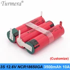Новый 3s 10,8 v 12,6 v аккумулятор 18650 пакет ncr18650ga 3500mah 10A паяльная батарея для отвертки инструменты батарея Подгонянная батарея