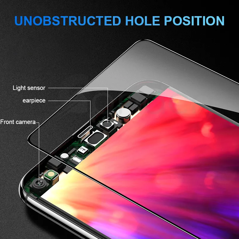 9D Защитное стекло для huawei Honor 8X 8C 8A Honor 20 20i 10i 9i V20 V10 V9 Play Note 10 закаленное защитное стекло для экрана