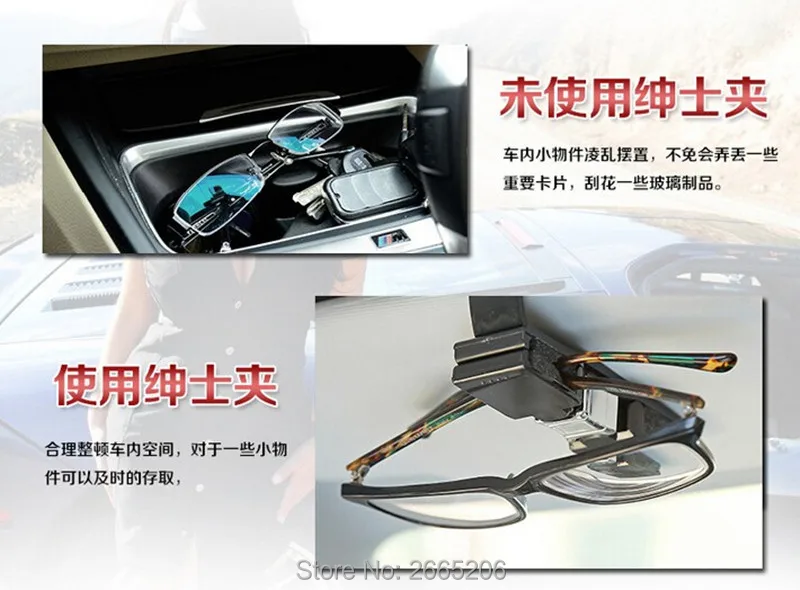 2017 автомобильный Стайлинг солнцезащитный козырек зажим для очков Renault clio megane 2 3