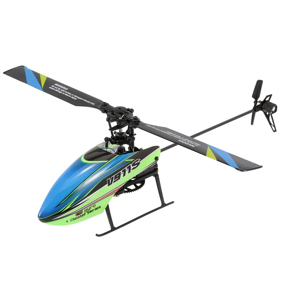 WLtoys V911S 4CH 6G 6-Aixs Gyro один пропеллер RC вертолет с гироскопом 3 батареи игрушки RTF рождественские подарки для детей