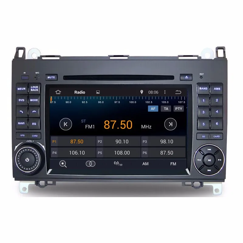 Автомобильный DVD gps Android 7 1 плеер для Мерседес Бенц Спринтер B200 B180 W169 W245 W906 Вито