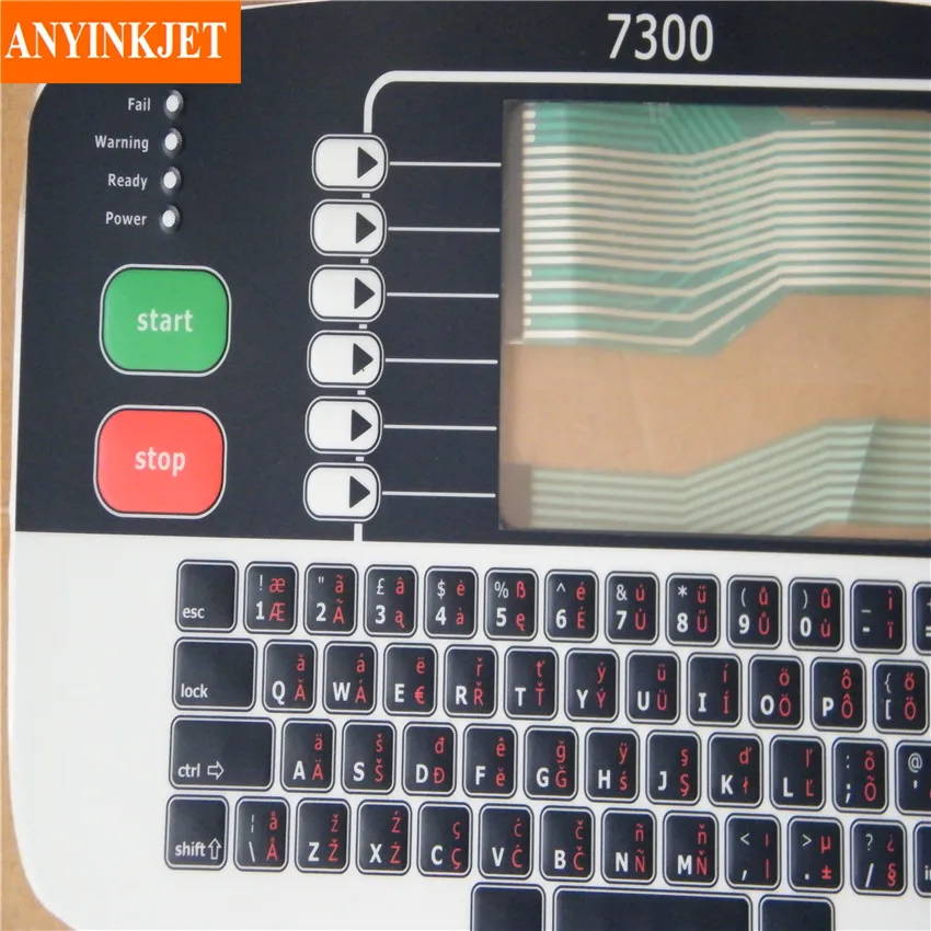 Для дисплея клавиатуры Linx 7300 мембраны для 7300|display keypad|linx printerdisplay keyboard |