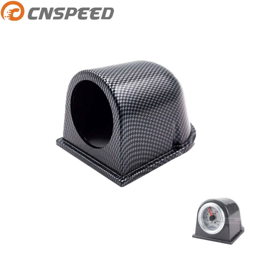 

CNSPEED 52mm Carbon Gauge Pod Car Single Car Gauge Cap Cup 52mm Dash Pod Mount Holder Plastic Car Cup Gauge Pod YC100567