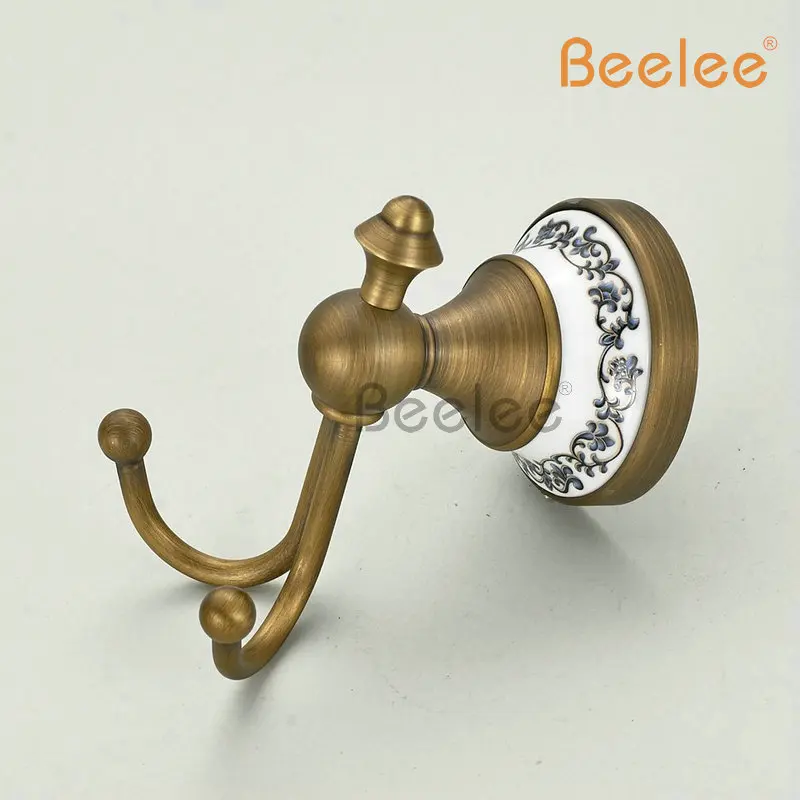 Beelee BA7106A Бесплатная доставка твердая латунь античная настенная дверь халат шляпа