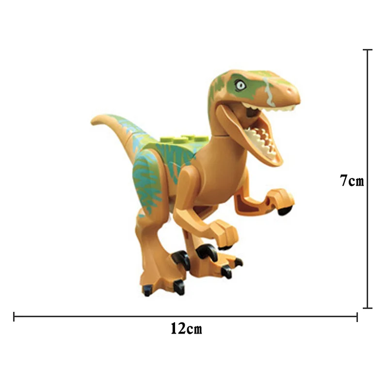 8 шт./лот динозавр Юрского периода детские строительные блоки игрушка