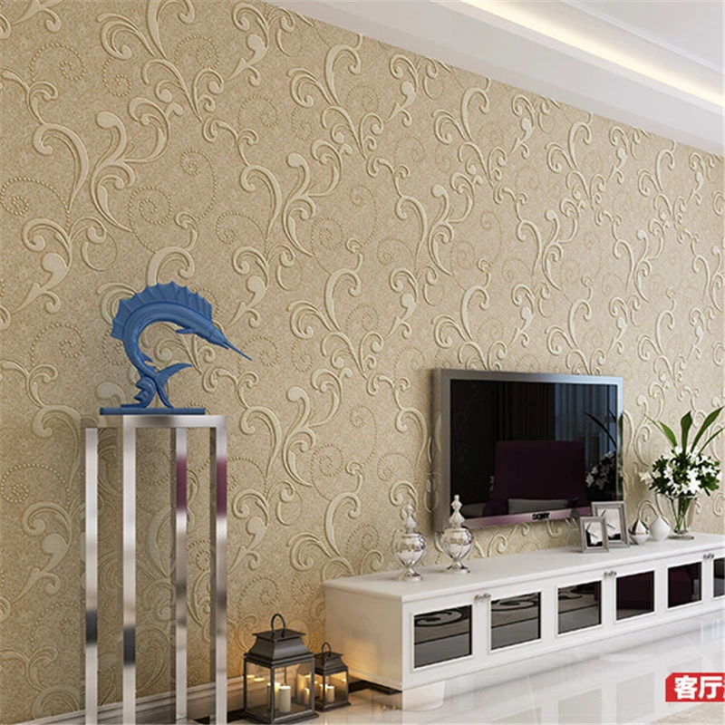 Обои beibehang для стен 3d толстые нетканые обои фоновые простые Xiangyun гостиной спальни
