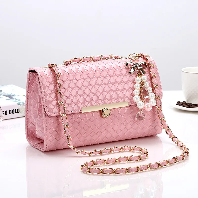 bags for women 2019 messenger Plaid Chains crossbody bag teenagers famous designer brand leather handbags ME689 | Багаж и сумки