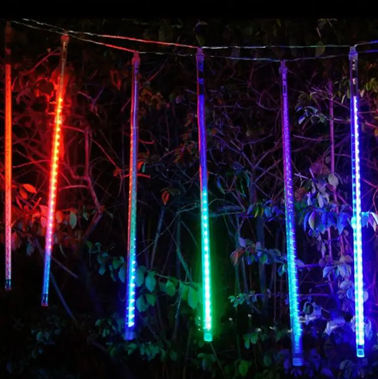 Водонепроницаемые светодиодные фонари метеоритный дождь 30 см 50 8 трубок 100-240 В