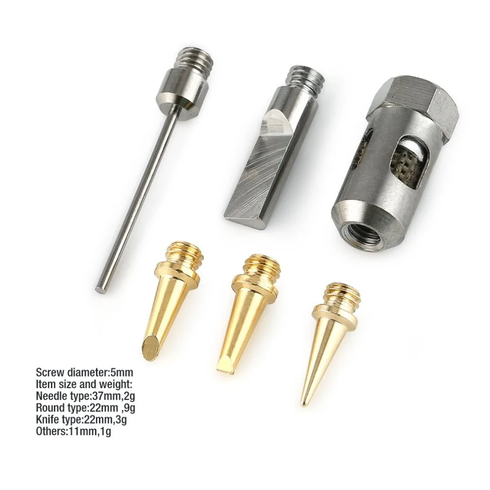 6 шт. Сварка паяльников Совет Инструмент Электрический ручка Мини паяльная