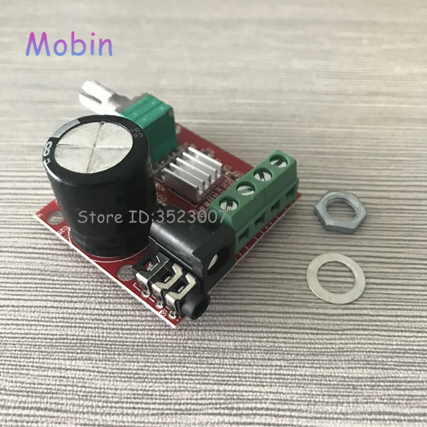 10PCS/LOT PAM8610 Audio Stereo Amplifier Board Module Dual D Class Channel 2X10W 12V Best quality Free shipping | Электроника