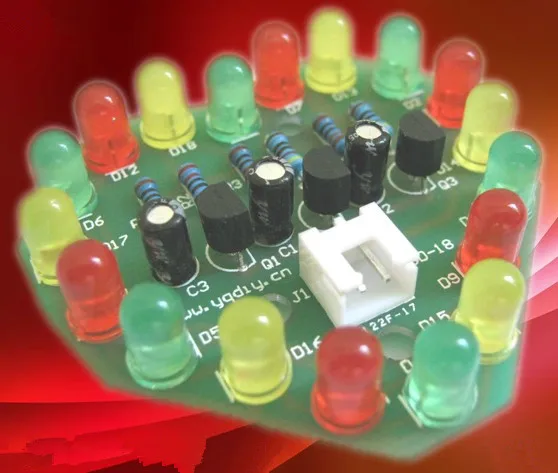 

Бесплатная доставка! 10 шт., набор для самостоятельной сборки светодиодных круглых ламп