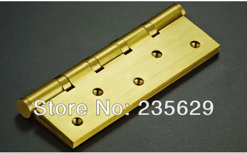 Бесплатная доставка 5 дюймовые латунные петли для деревянной