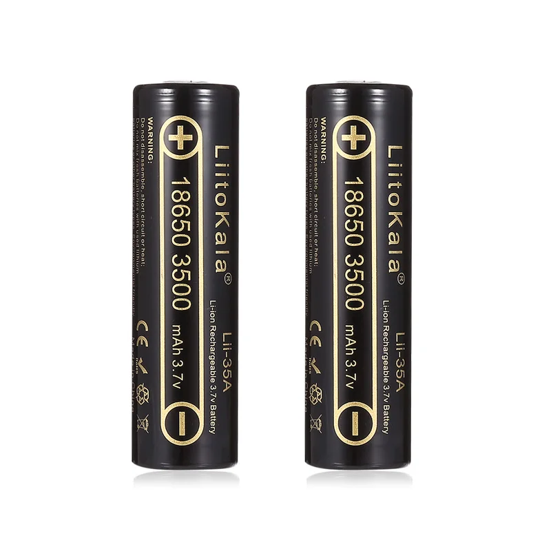 1 8100% оригинальная LiitoKala Lii 35A 3 7 V 3500 mAh 10A Аккумулятор для recargables батареи 18650/БПЛА e