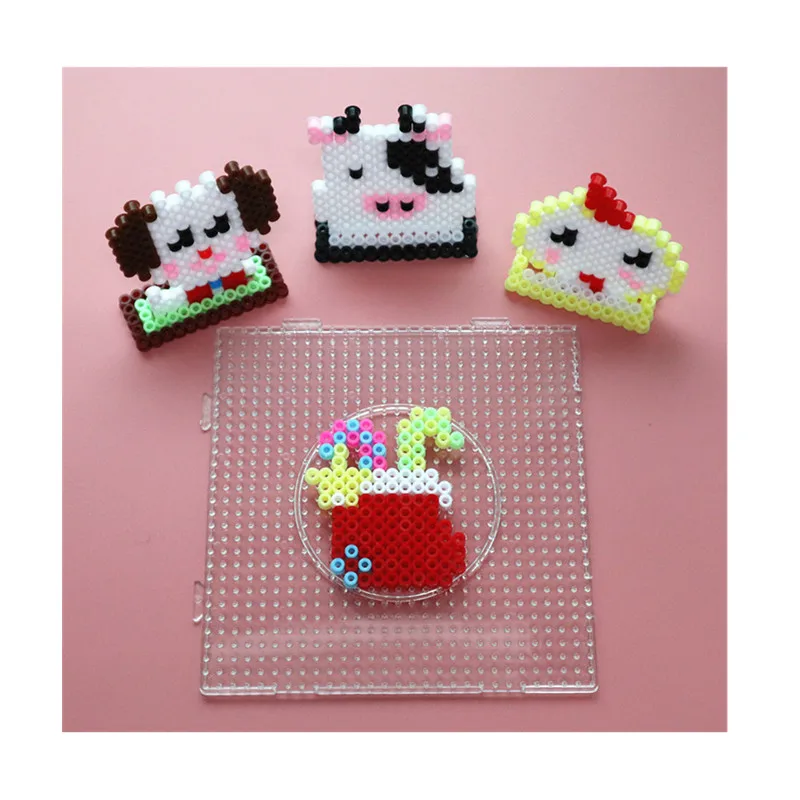 2 6 мм/5 мм Hama шарики квадратные наклейки 3D головоломки шаблон для Perler