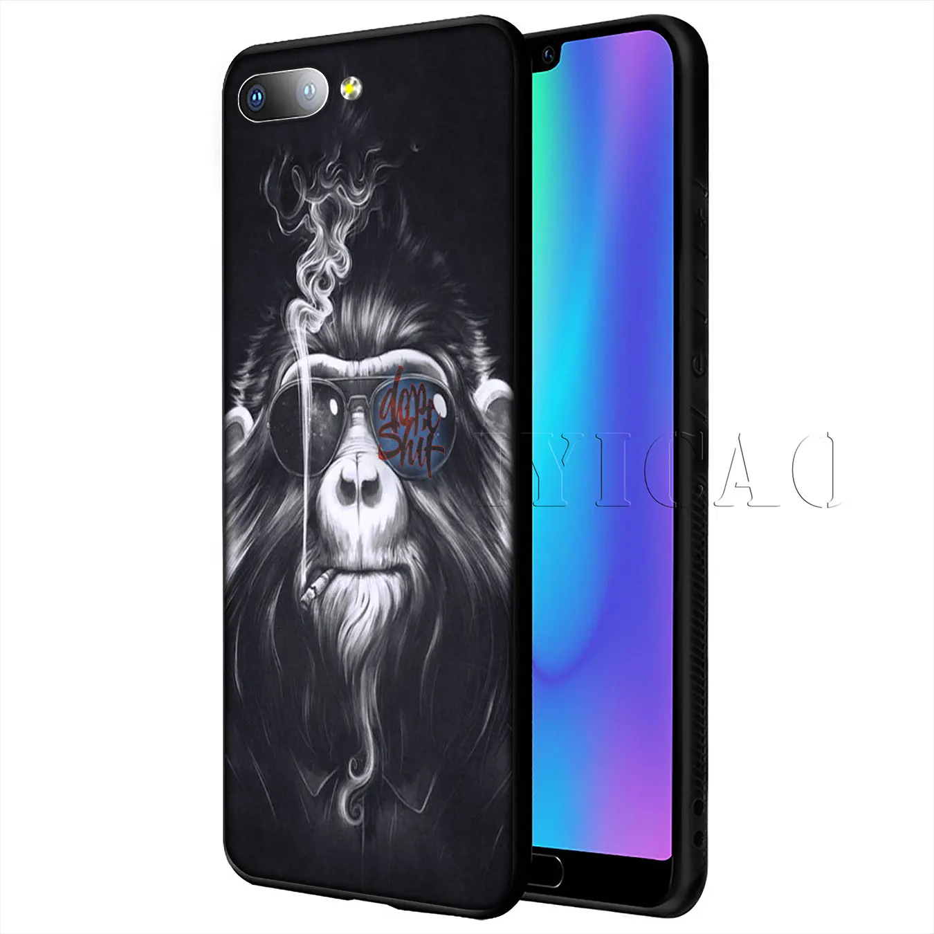 IYICAO яркий мягкий чехол для Huawei P20 Pro P10 P8 P9 P30 Lite Mini 2017 P Smart 2019 | Мобильные телефоны и