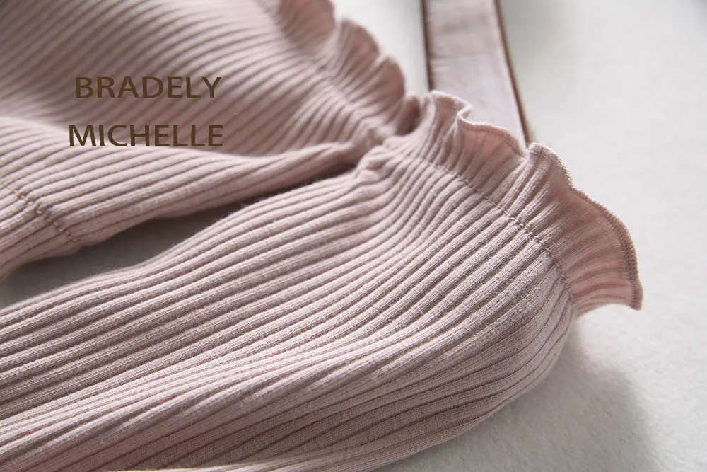 BRADELY MICHELLE летние женские короткие топы с оборками, короткие сексуальные голые