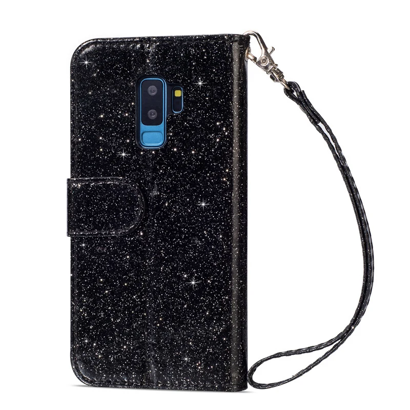 Роскошный кожаный силиконовый чехол-книжка для samsung Galaxy S9 S8 Plus S7 S6 Edge samsung Note 8 9 J4 J6 A5 A6 Plus