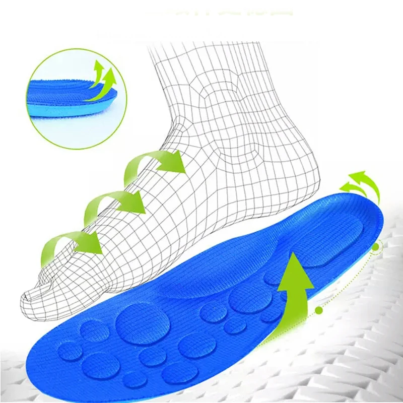 EXPfoot Memory foam унисекс стрейч дышащий дезодорант обувь Мягкая облегчающая боль Беговая Подушка стельки вставка