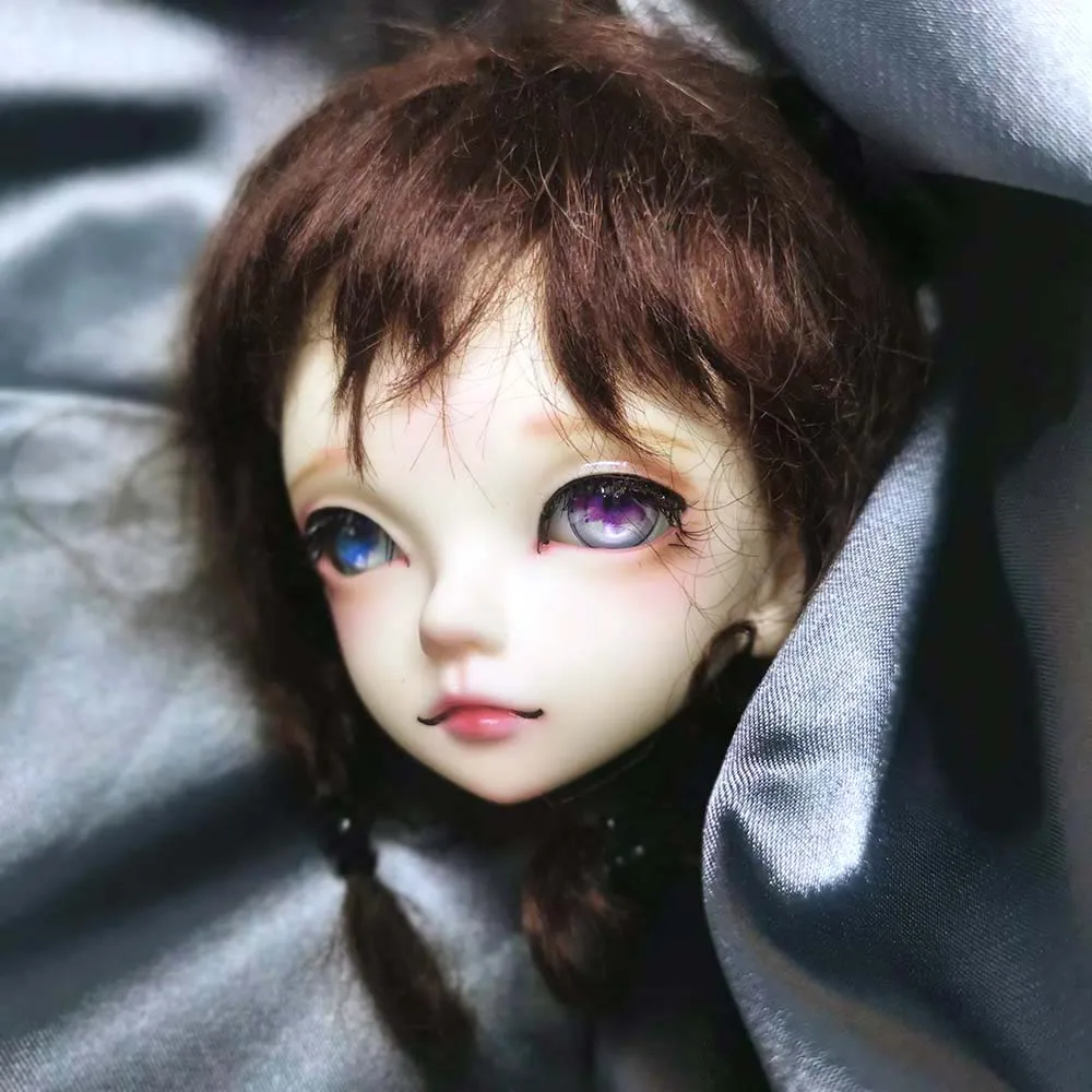 1/6 BJd глаза мультфильм 3d глаза Синий Розовый Фиолетовый шин 1/4 1/3 1/8 BJD SD MSD кукла 10 мм 12 мм 14 мм печать пластиковые BJd куклы аксессуары