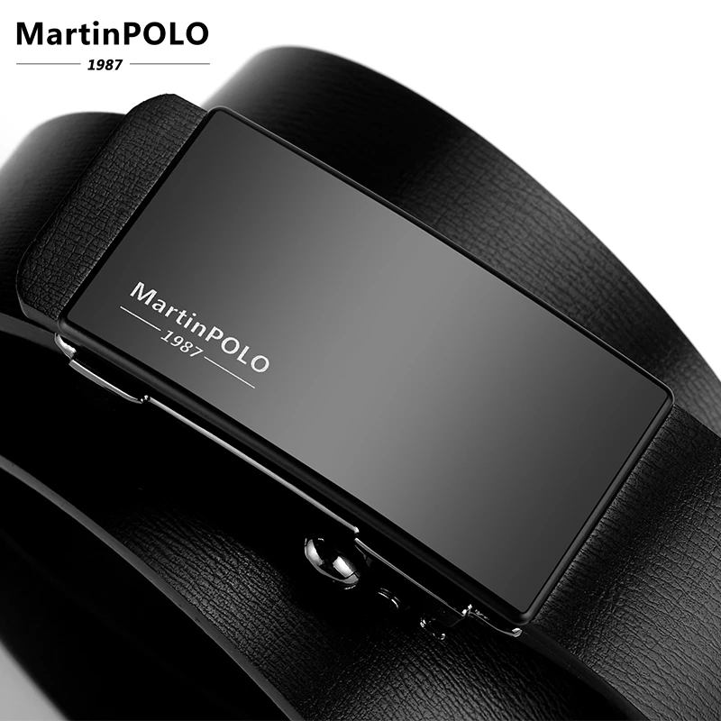 Мужской кожаный ремень с автоматической пряжкой Роскошный дизайнерский из