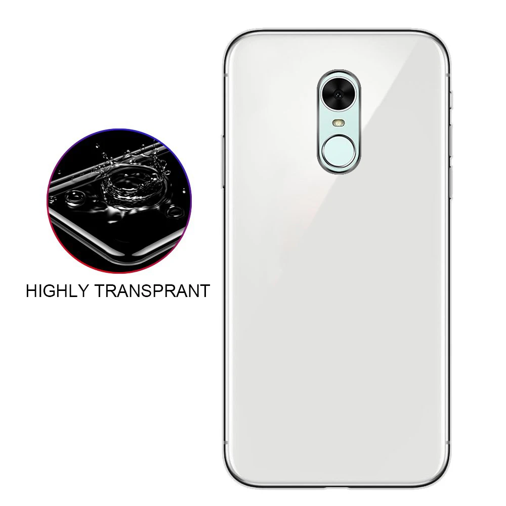 Прозрачный противоударный силиконовый прозрачный чехол для телефона Xiaomi Redmi