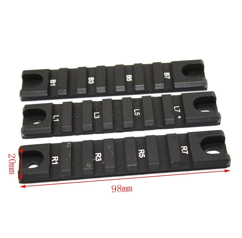 Airsoft g36 3 шт./компл.(короткий тип) 20 мм Пикатинни для g36 g36c Rail Системы