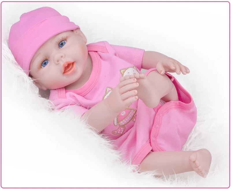 UCanaan/20 ''50 см Reborn Baby куклы всего тела винил реалистичные игрушки для детей Playmate новорожденных Bonecas для девочек подарок на день рождения