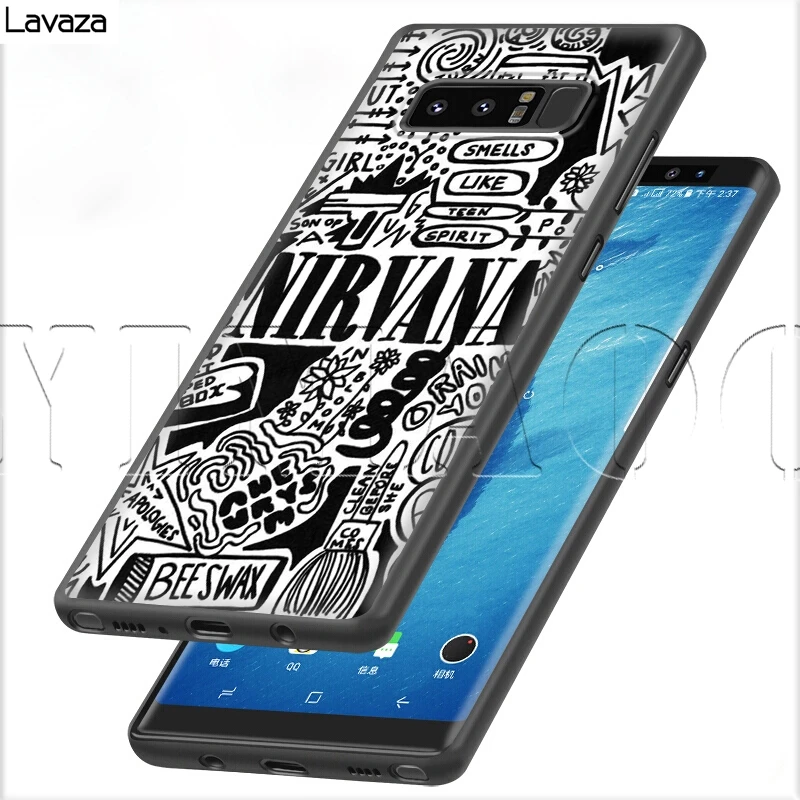 Lavaza Nirvana Kurt Cobain чехол для Samsung Галактики S6 S7 край J6 S8 S9 S10 плюс A3 A5 A6 A7 A8 A9 Note 8 9 |